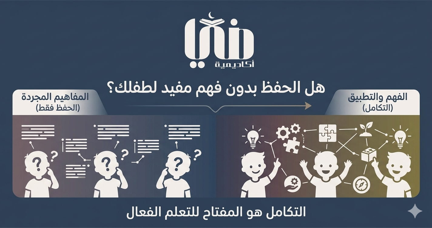 هل الحفظ دون فهم مفيد لطفلك؟